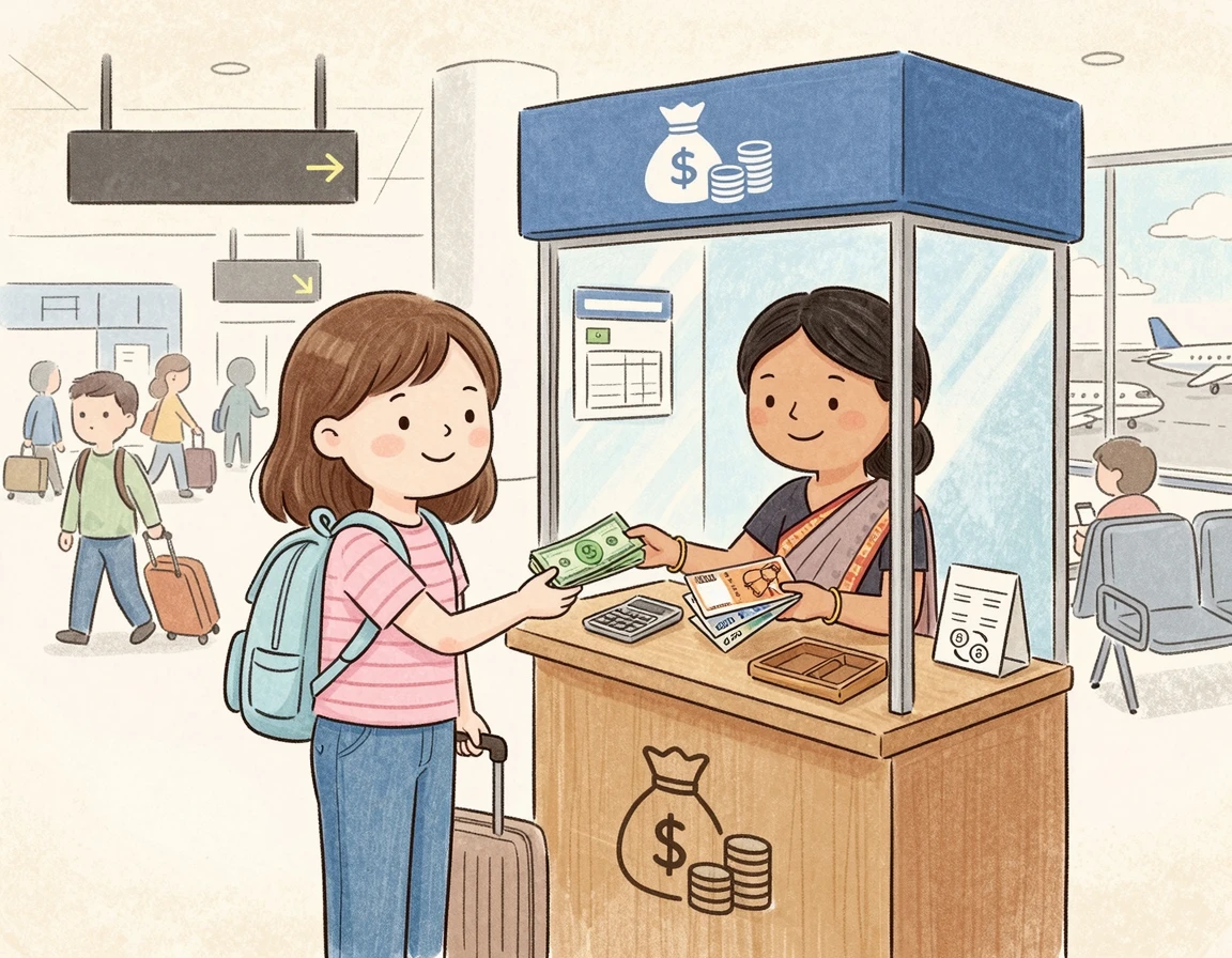 인도 여행 공항 유심 구매 방법 및 델리 공항 택시 바가지 피하기