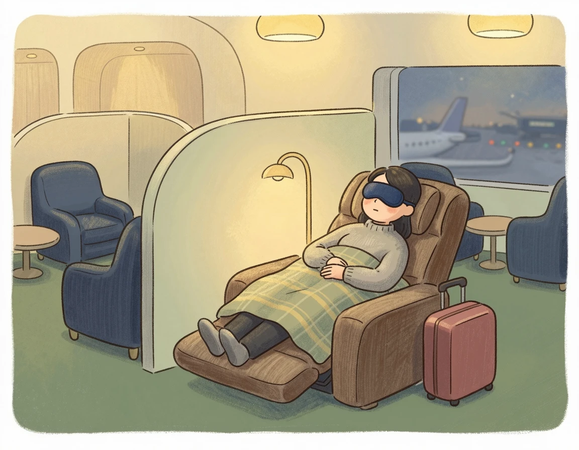 창이공항 무료 수면실 스누즈 라운지