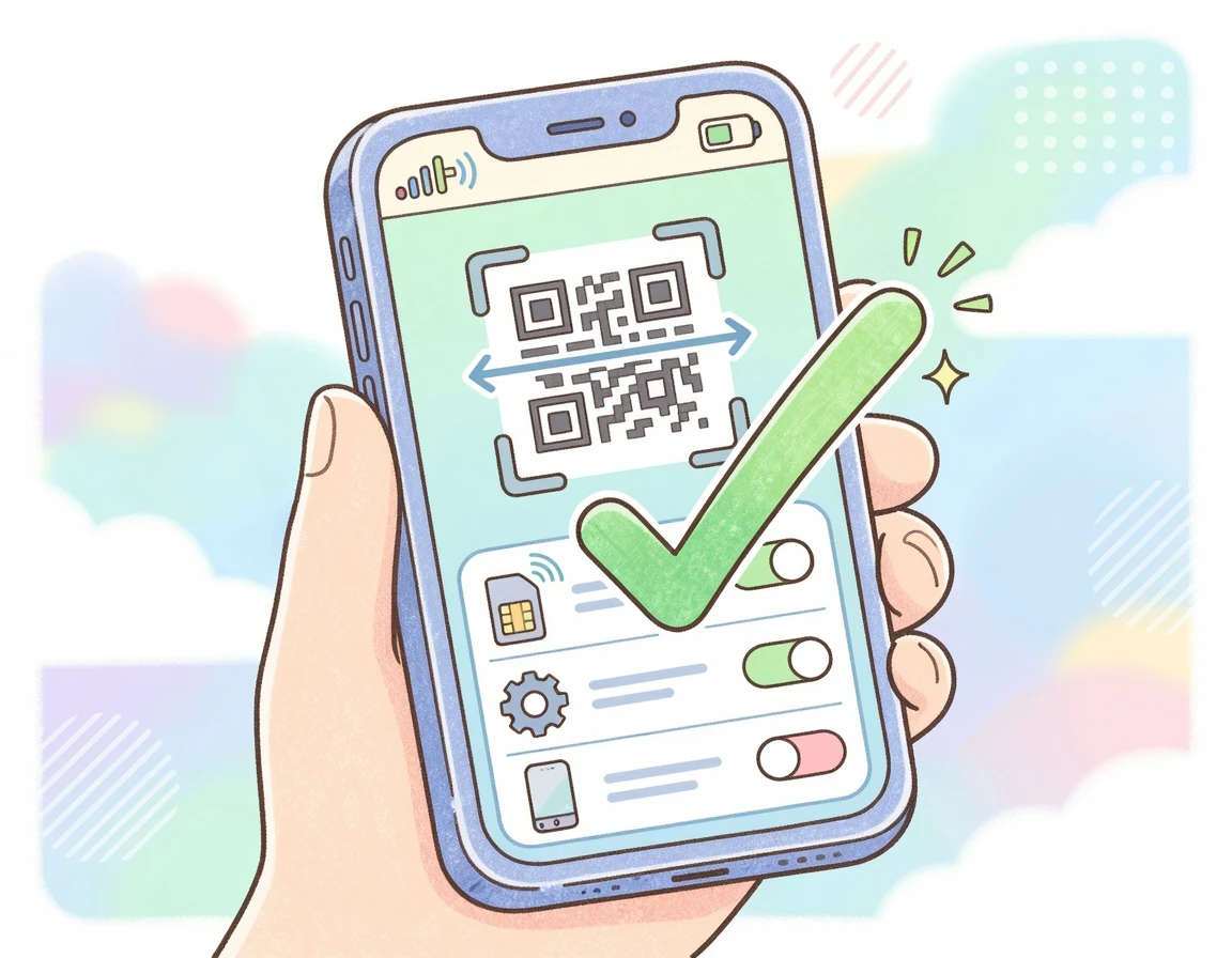 여행지 공항에서 스마트폰으로 이심(eSIM)을 즉시 전환하고 개통하는 순서